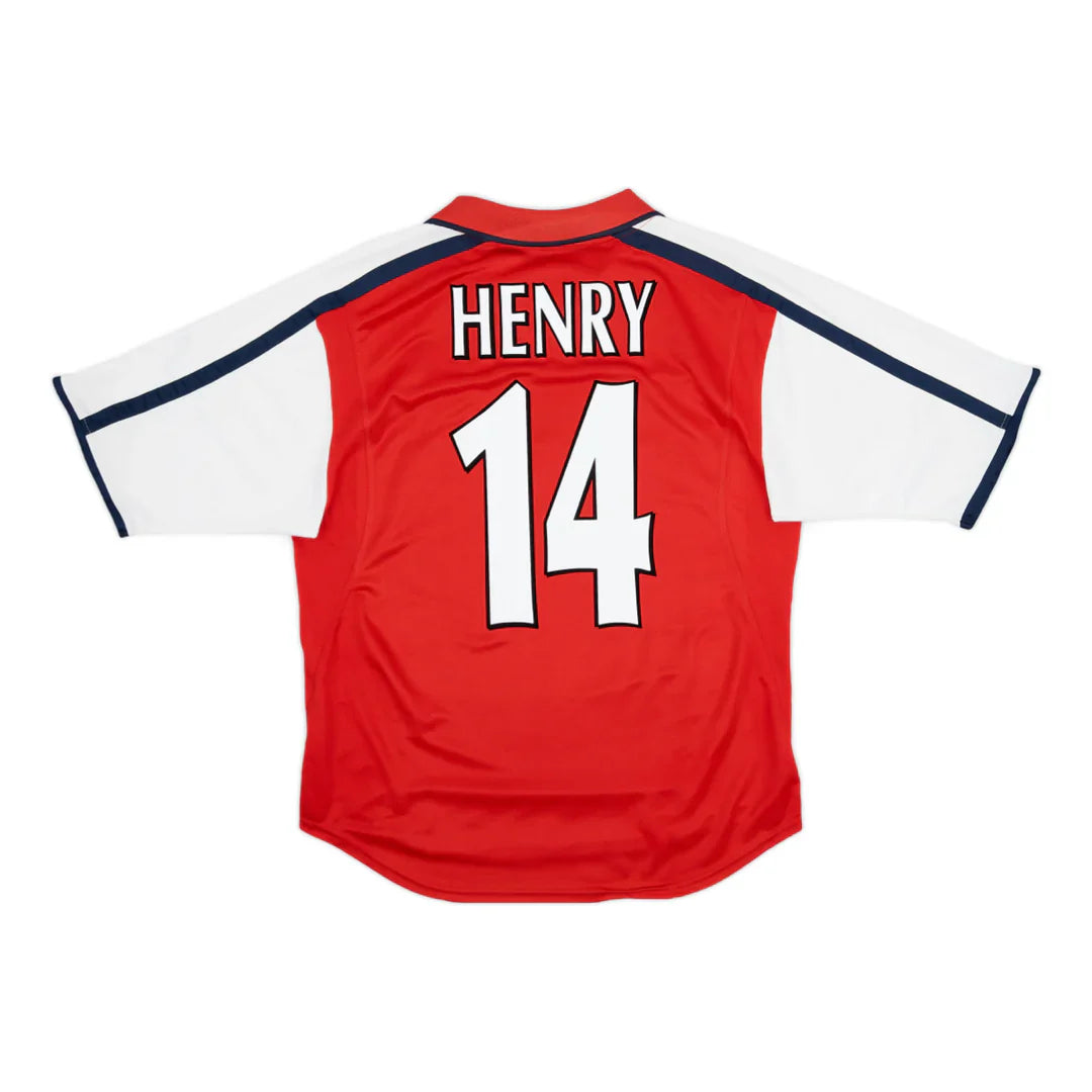 Maillot domicile d'Arsenal FC 2000-02
