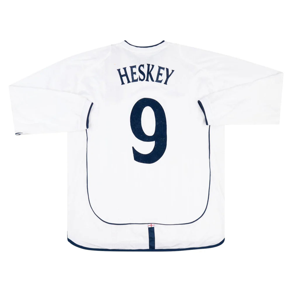 2002 England Home Long Sleeve