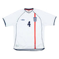 Maillot domicile Angleterre 2002