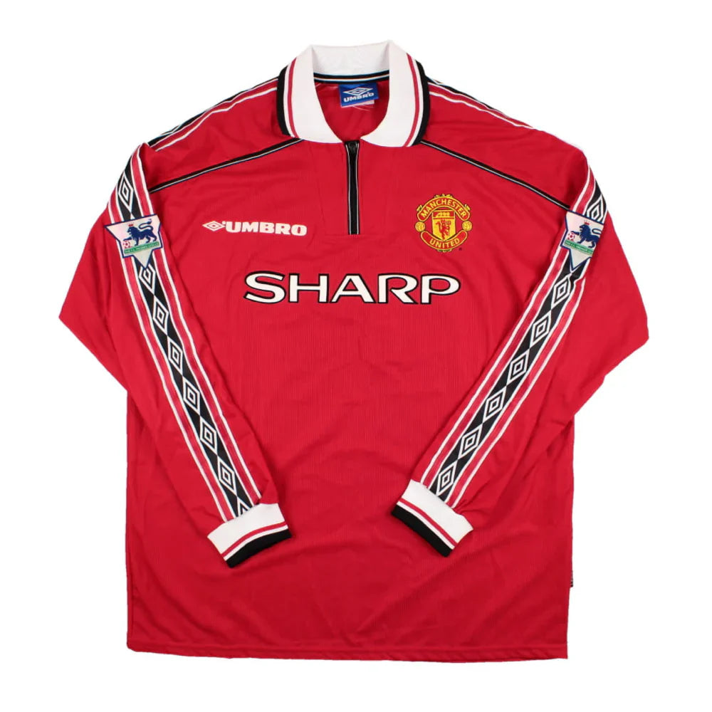 Maillot domicile manches longues Manchester United FC 1998-00