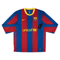 2010-11 FC Barcelone Maillot Domicile Manches Longues