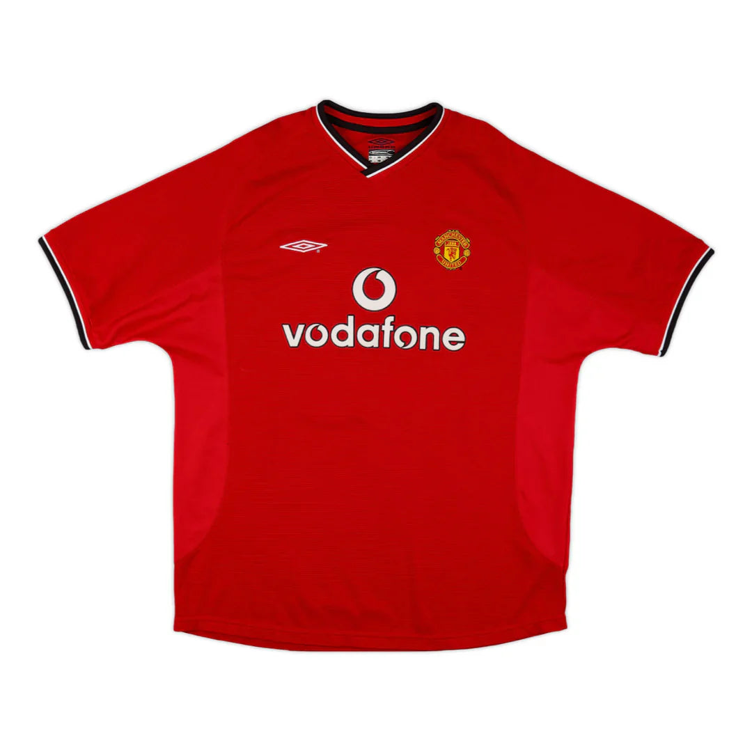 Maillot domicile du Manchester United FC 2000-02