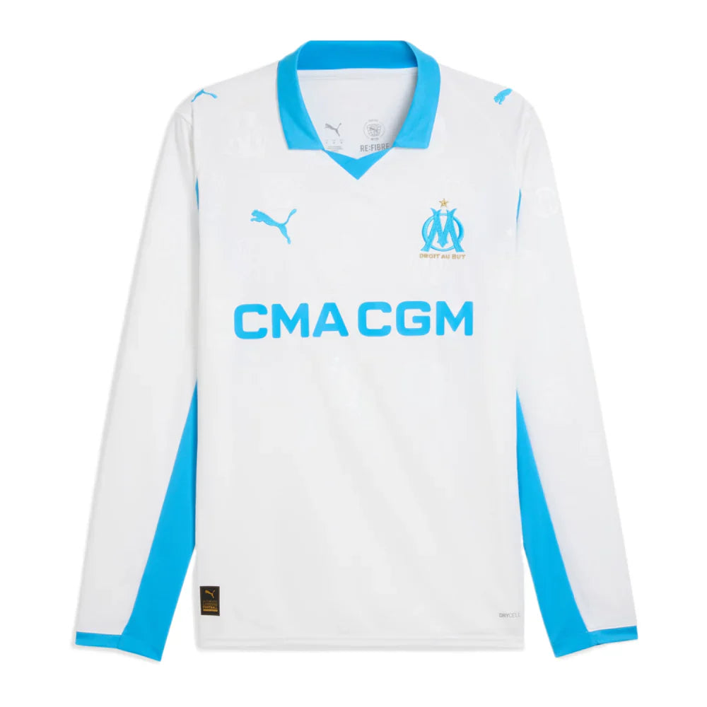 Maillot Domicile Manches Longues Olympique de Marseille 2025-26