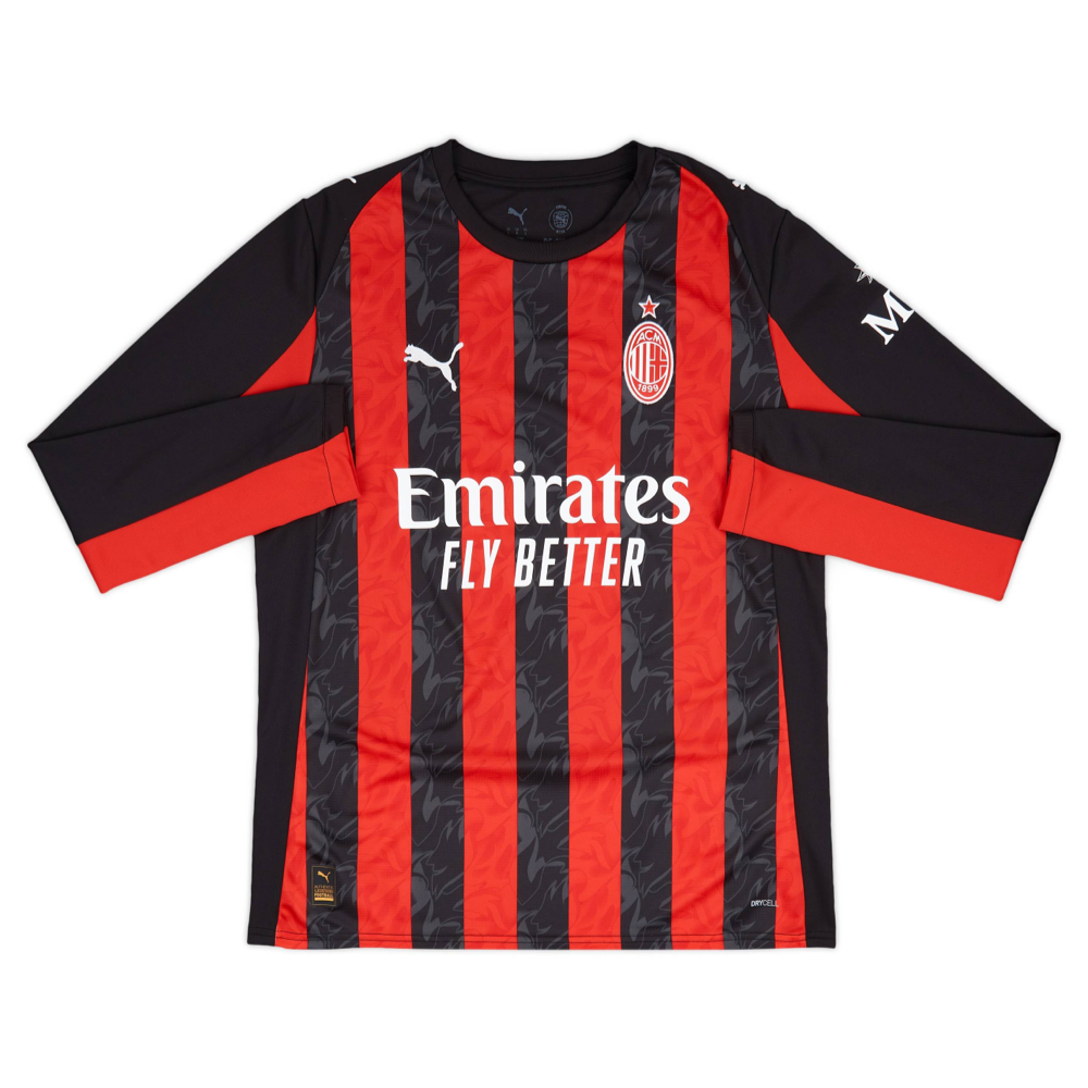 2025-26 AC Milan Home Long Sleeve
