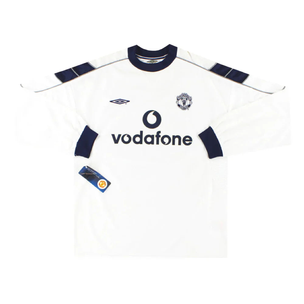 2000-01 Manchester United FC Deuxième Maillot Manches Longues