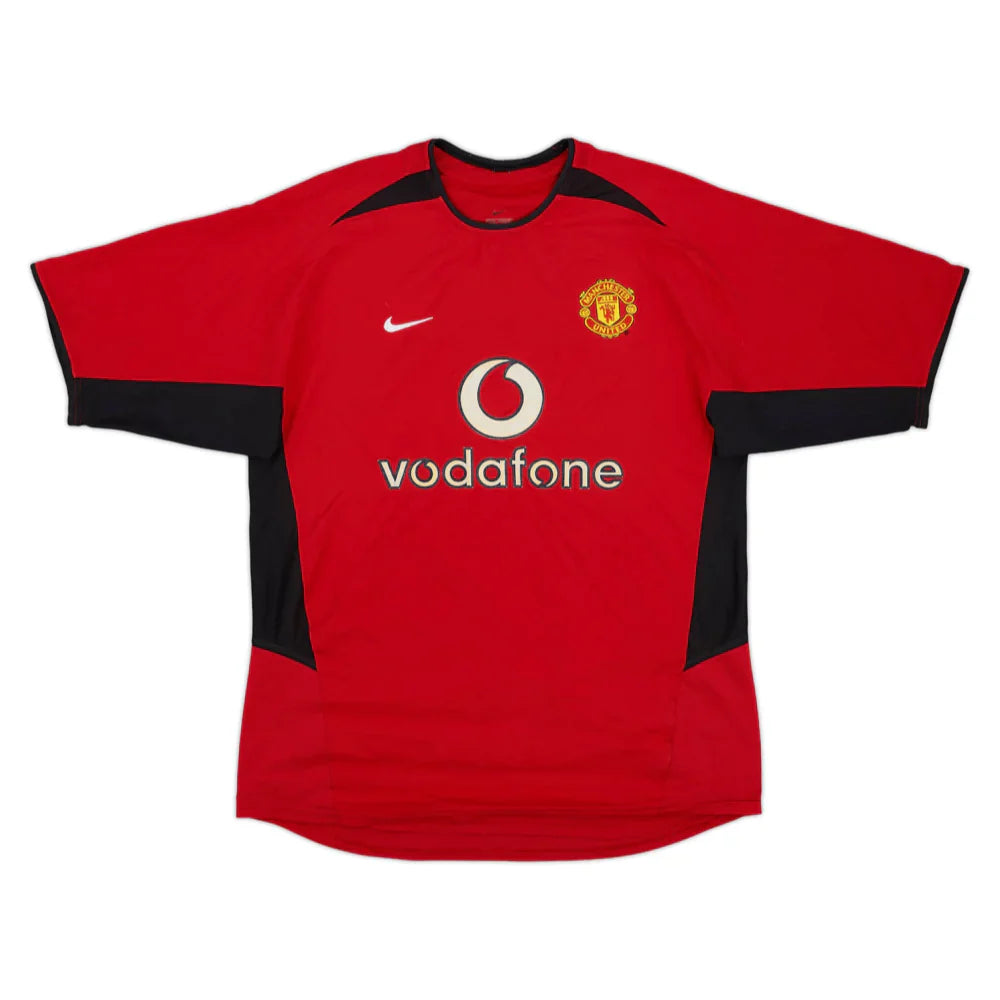 Maillot domicile du Manchester United FC 2002-04