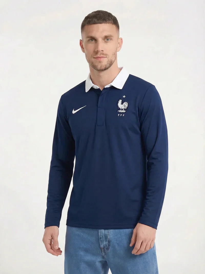 2014 FRANCE LONG SLEEVE HOME SHIRT