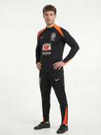 2025/2026 BRAZIL BLACK AND ORANGE TRACKSUIT