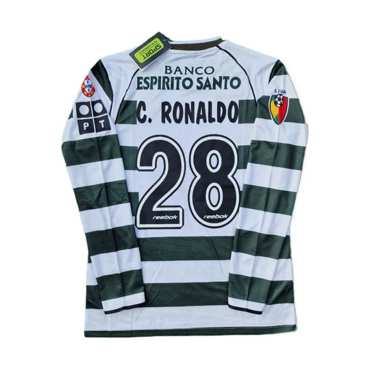 2002-03 Sporting CP Home Long Sleeve