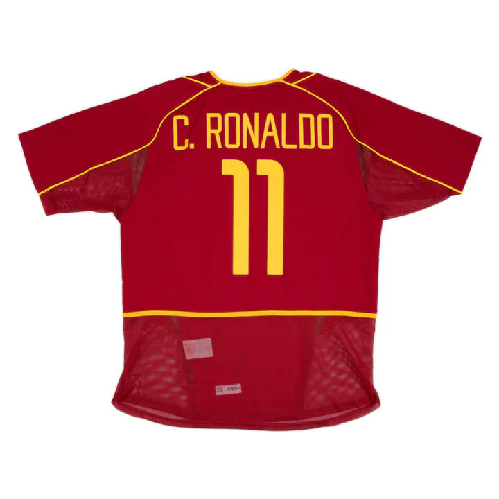 Maillot domicile Portugal 2002