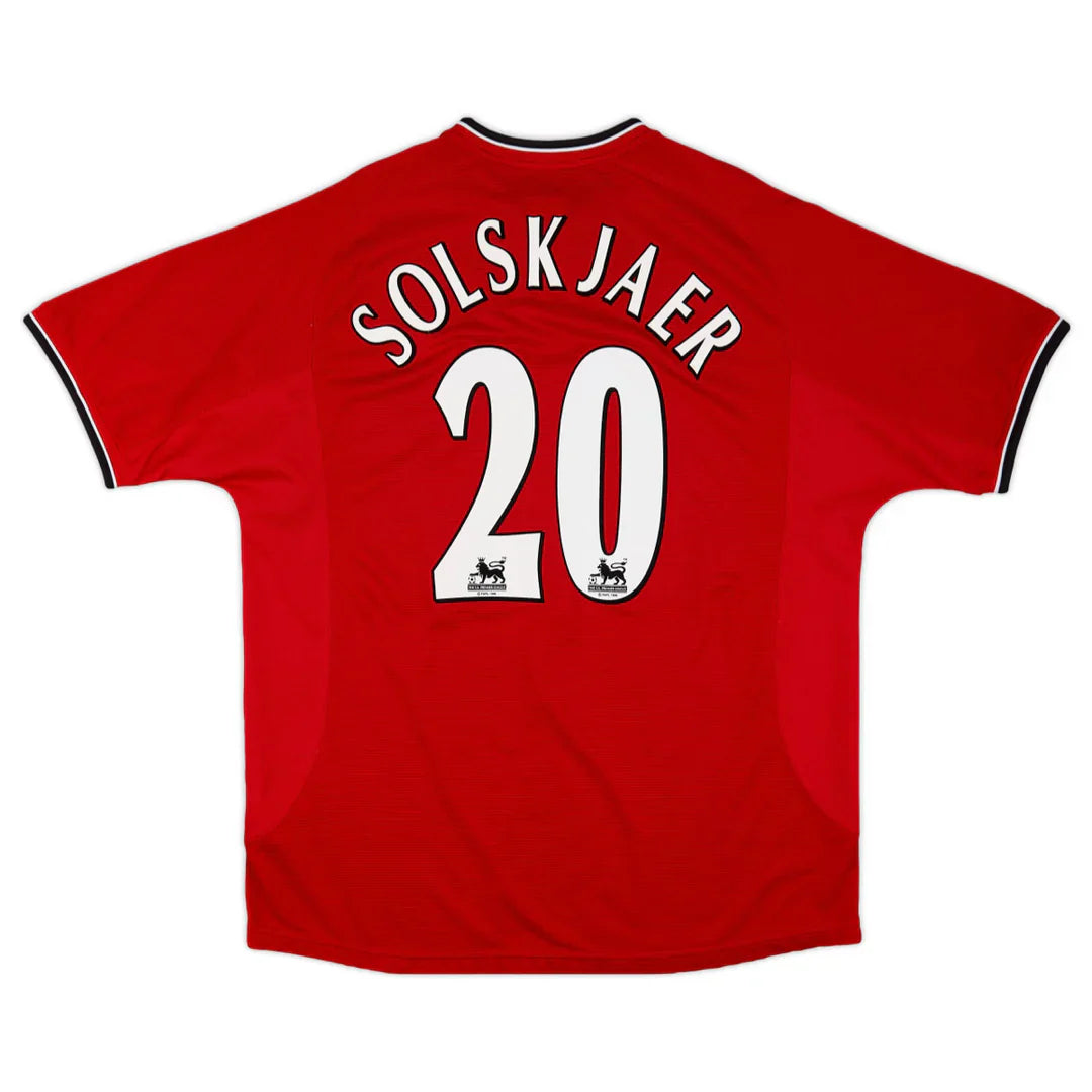 Maillot domicile du Manchester United FC 2000-02