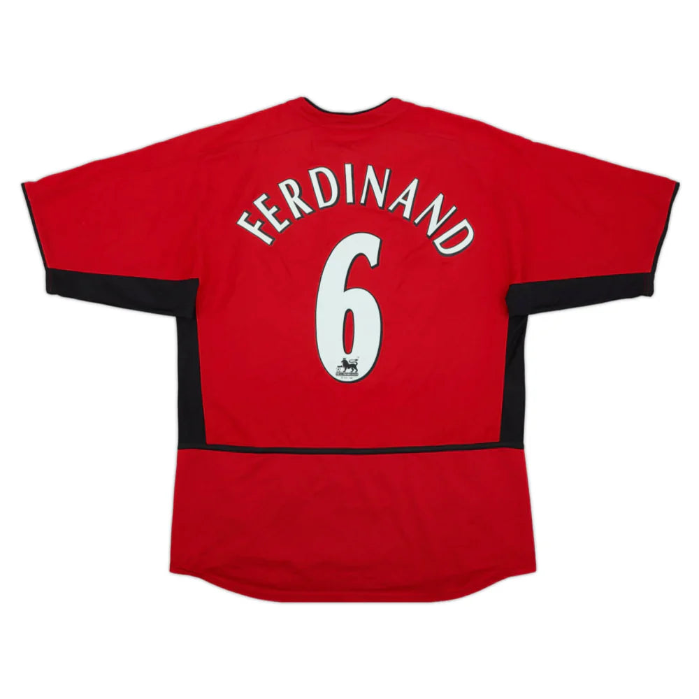 Maillot domicile du Manchester United FC 2002-04