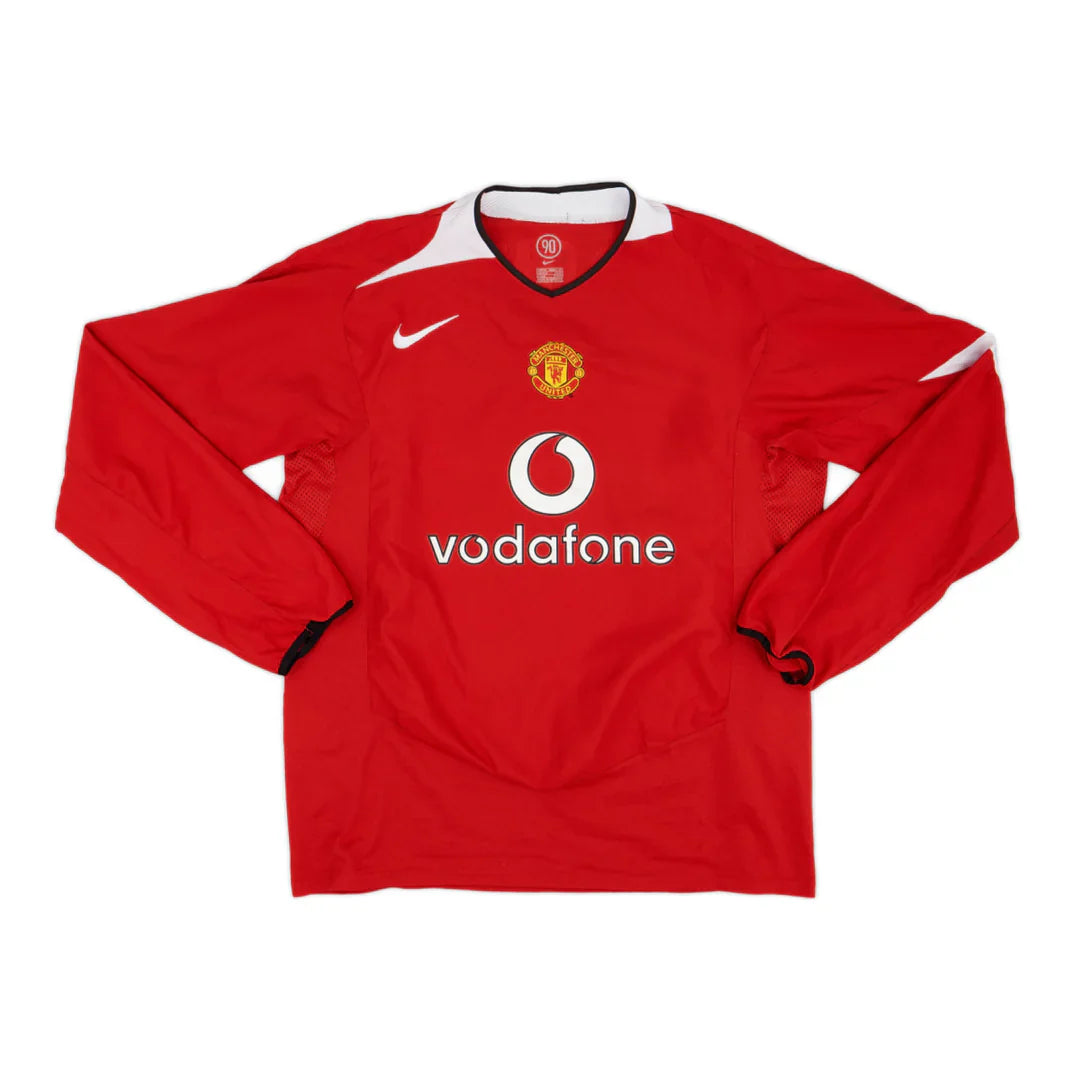 2004-06 Manchester United FC Maillot Domicile Manches Longues