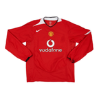 2004-06 Manchester United FC Home Long Sleeve