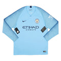 2018-19 Manchester City FC Tenue Domicile Manches Longues