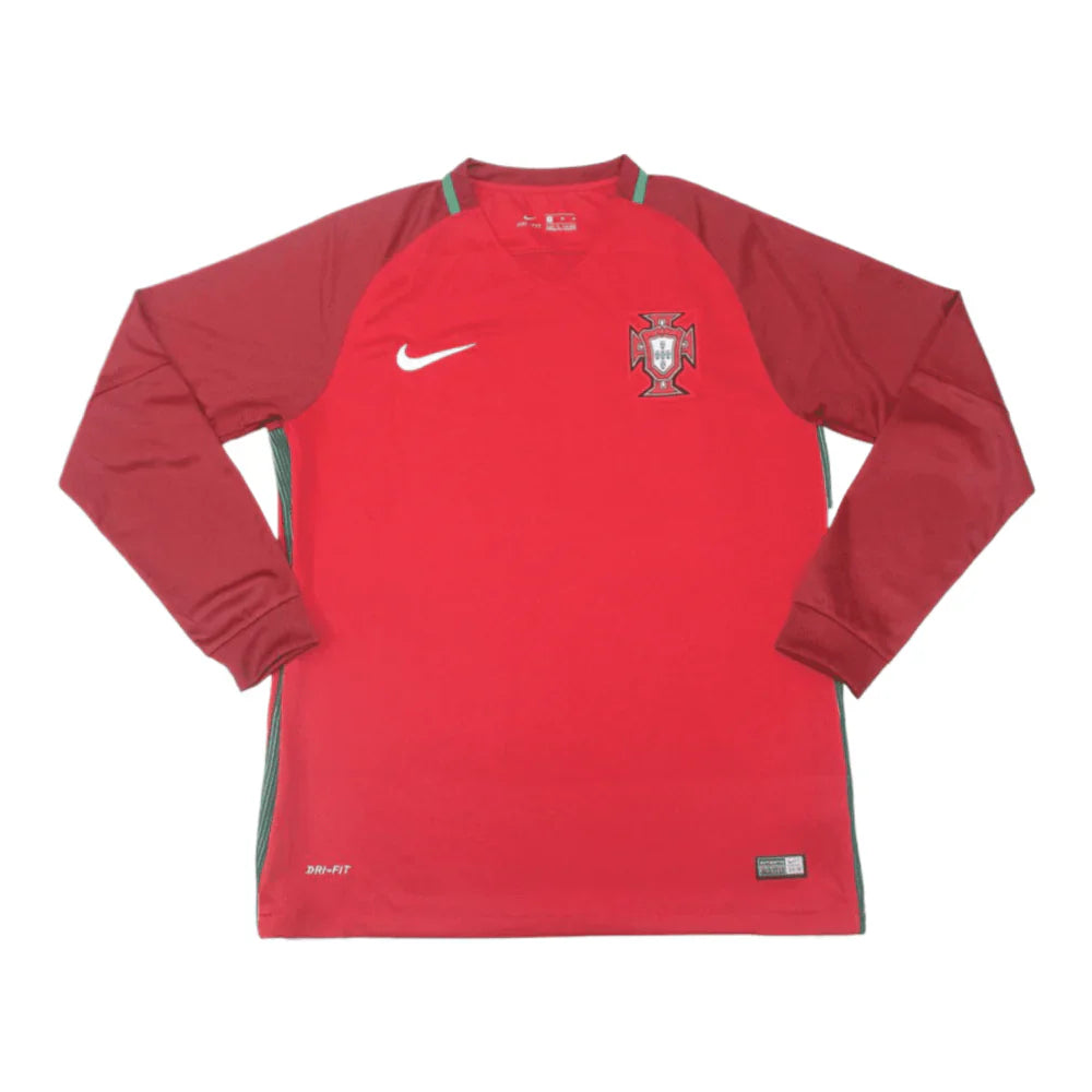 Maillot domicile Portugal 2016 Manches longues