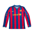 2009-10 FC Barcelona Home Long Sleeve