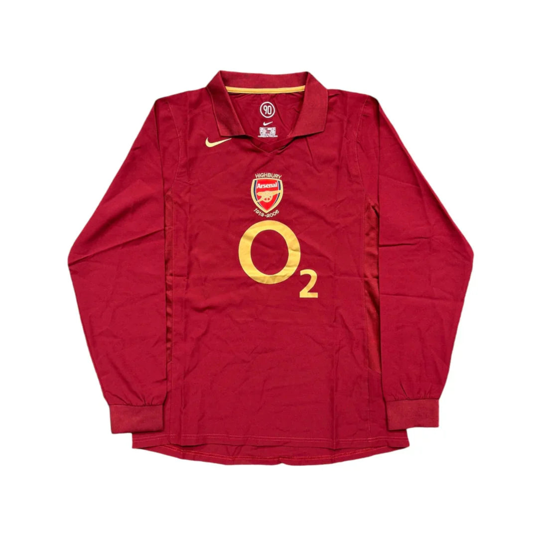 Maillot Domicile Manches Longues Arsenal FC 2005-06