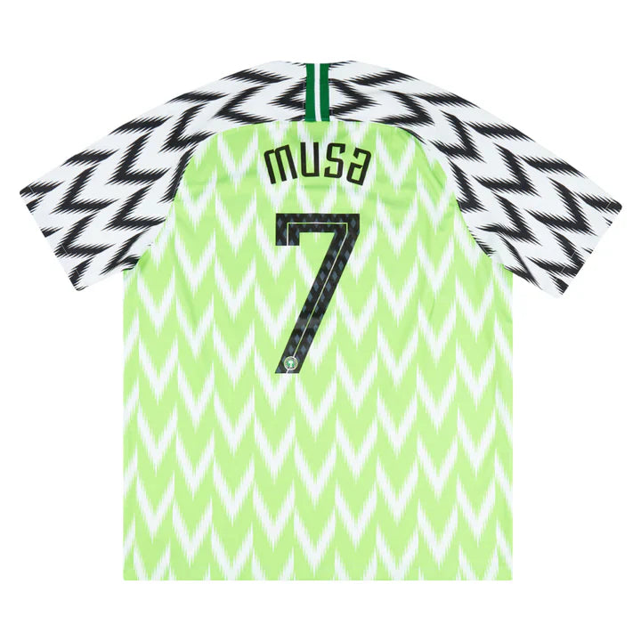 Maillot domicile Nigéria 2018