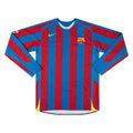 2005-06 FC Barcelone Maillot Domicile Manches Longues