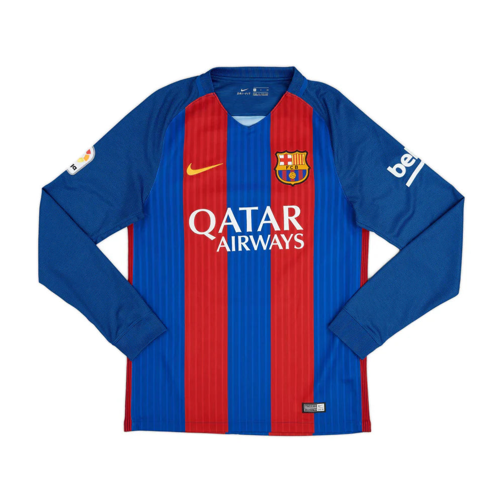 Maillot domicile FC Barcelone 2016-17 manches longues