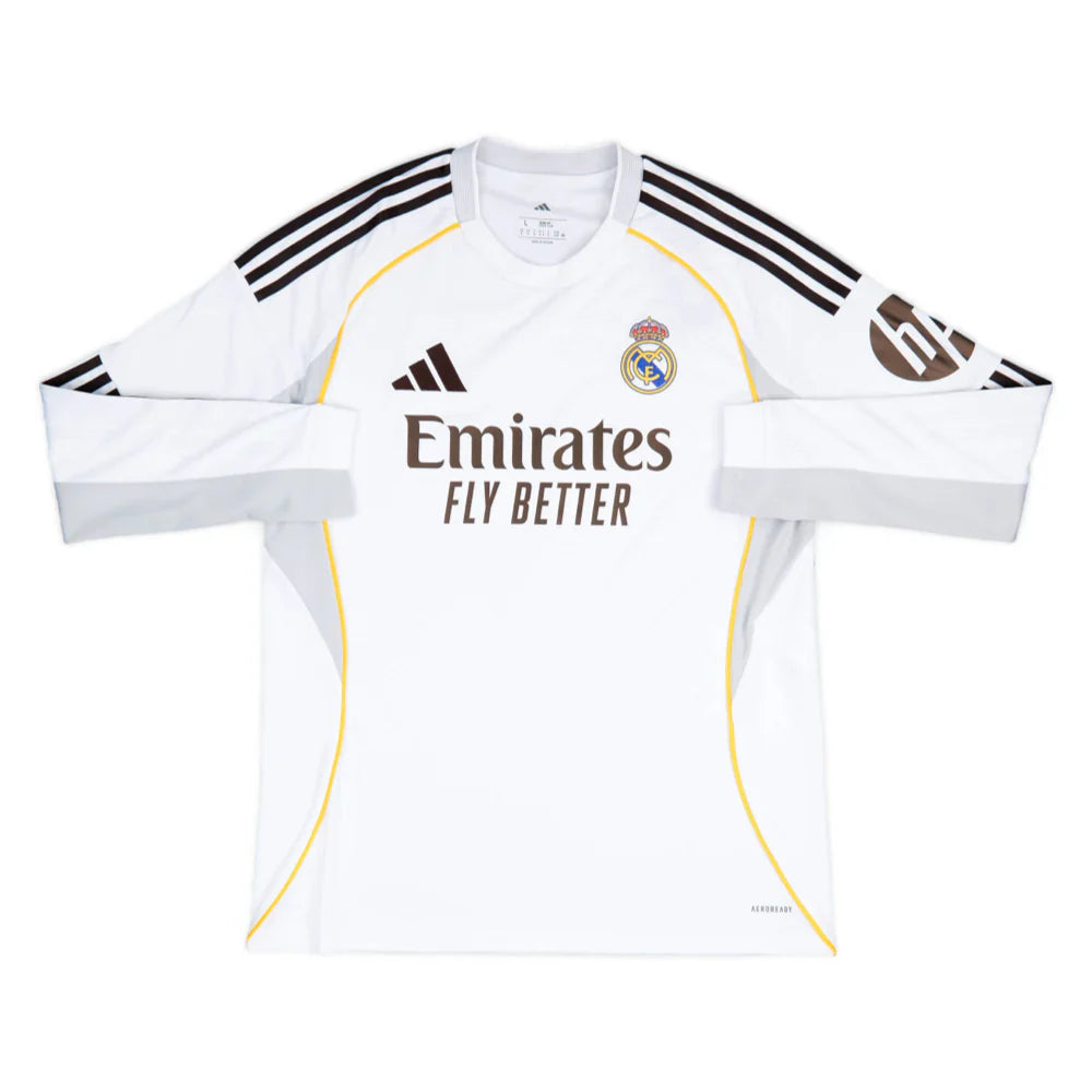 Maillot Domicile Manches Longues Real Madrid CF 2025-26