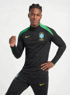 BRAZIL BLACK AND GREEN TRACKSUIT