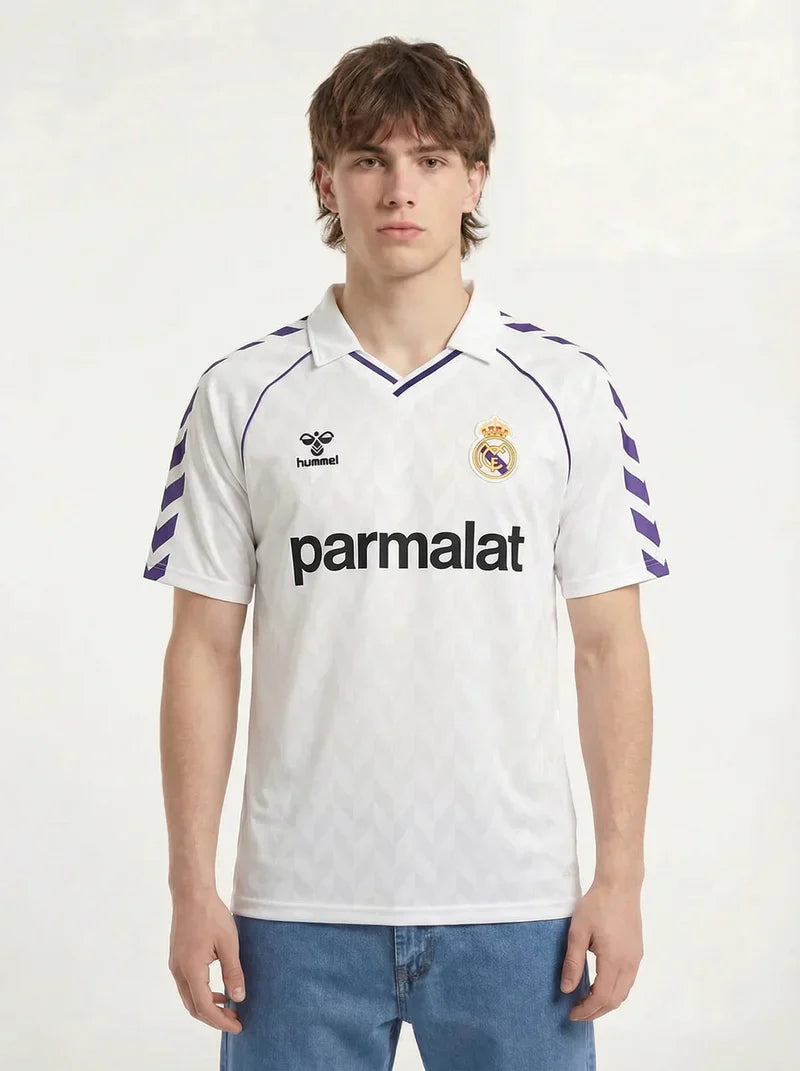 REAL MADRID 1986-88 CLASSIC HOME T-SHIRT