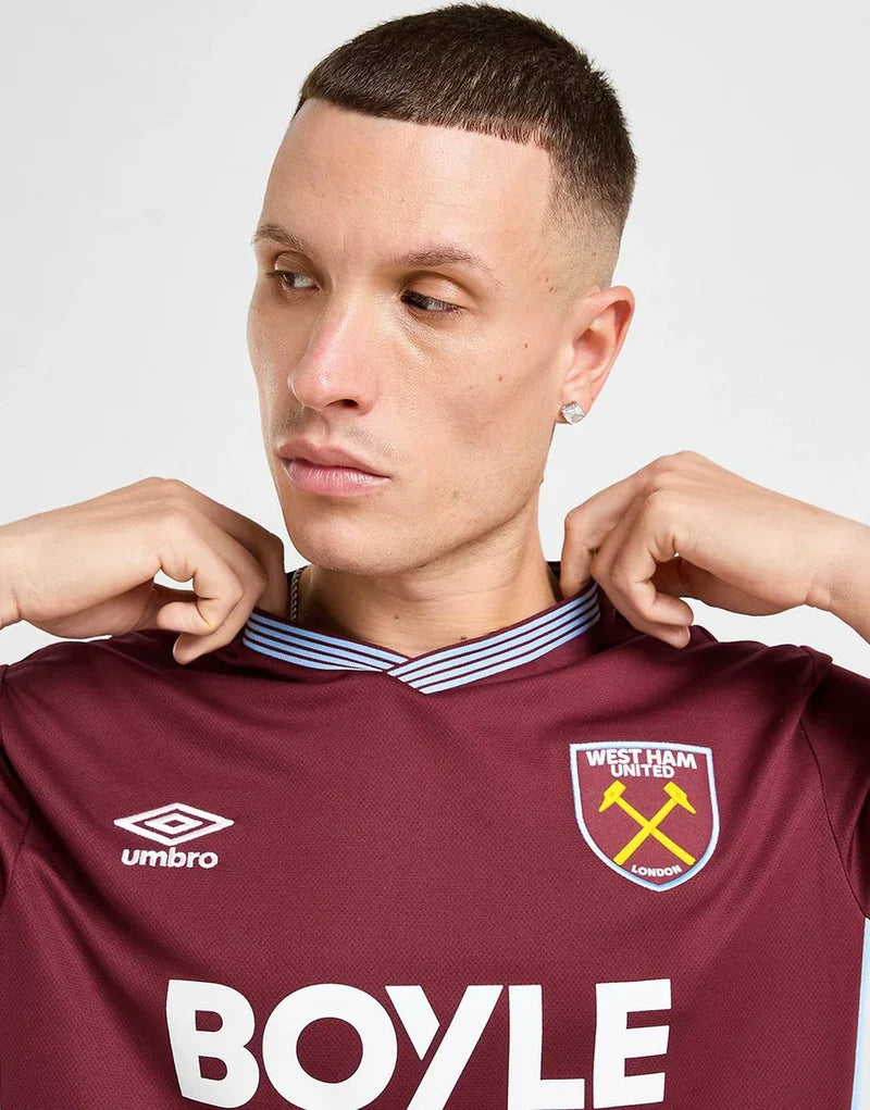WEST HAM UNITED FC 2025/26 HOME SHIRT